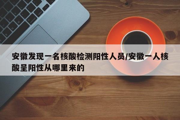 安徽发现一名核酸检测阳性人员/安徽一人核酸呈阳性从哪里来的